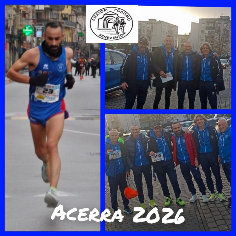 Amatori Podismo Benevento riparte dalla 37° edizione del  Trofeo Della Befana di Acerra (Na)