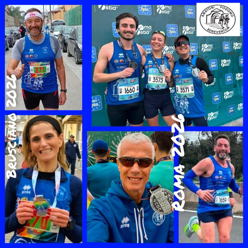 Domnenica 1° marzo APB  presente alla " Roma Ostia Half Marathon " e a Brusciano a "In marcia per la Pace"