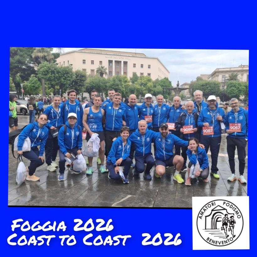 Amatori Podismo Benevento ai nastri di partenza della Run For a Foggia e a Pietravairano