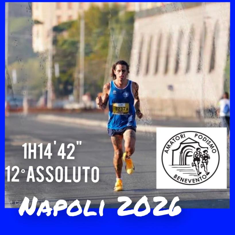 Amatori Podismo Benevento presente alla  VI edizione della "Union Gas e Luce Neapolis Marathon"