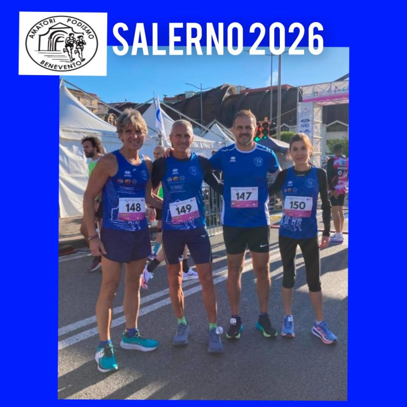 Domenica 25 Ottobre Amatori Podismo Benevento presente alla Costa dei Trabocchi Half Marathon di  Ortona  e alla Strasalerno .